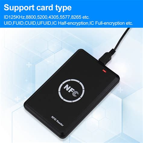 Rfid Copier Duplicator Khz Key Fob Nfc Smart Card Reader Writer