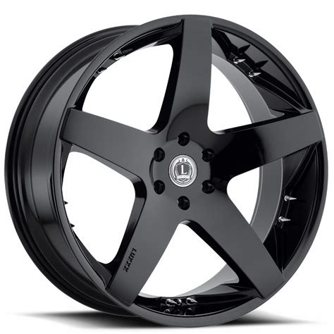 24 Luxxx Alloys Wheels Lux 14 Black Rims LUX069 3