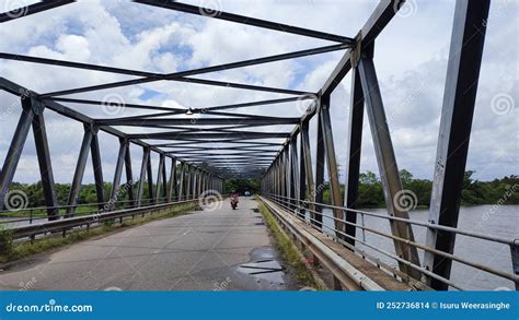 Steel Bridge Hirana Sri Lanka Stock Photo Image Of Walkway Arch