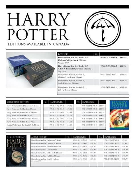 Harry Potter - Raincoast Books