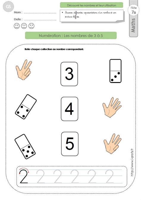 Maths Gs Maternelle Imprimer