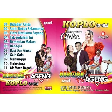 Jual Kaset Vcd Musik Lagu Dangdut Koplo Terbaru Aurora Vs Ageng Music