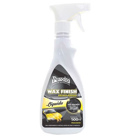 Wax Finish Brilho Rapido Ml Perola Viva Cor Tintas