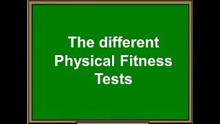 The Different Physical Fitness Tests Complete Tagalog E Doovi