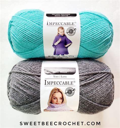 Yarn Review - Loops and Threads Impeccable - Sweet Bee Crochet