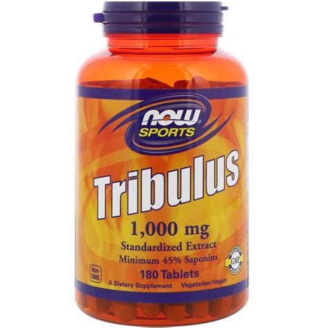 Now Foods Sports Tribulus Mg Tablets By Iherb