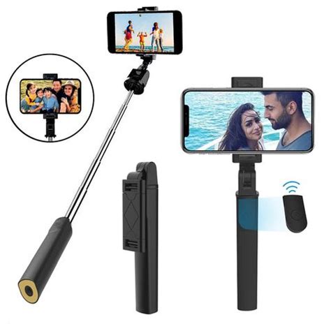 In Wireless Bluetooth Selfie Stick Extendable Handheld Monopod