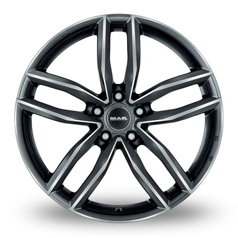 Mak Sarthe Gunmetal Mirror Face Alloy Wheels Wheelbase