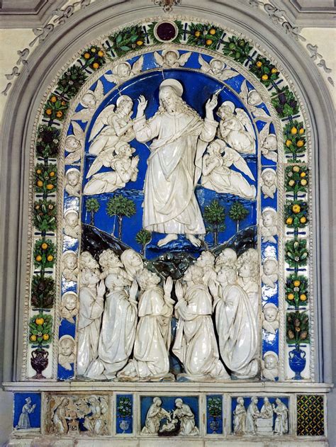 Andrea E Giovanni Della Robbia Ascensione 1495 1500 Foi Flickr