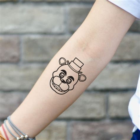 Five Nights At Freddys Fnaf Temporary Tattoo Sticker Set Of 2 Tattoos Tattoo Stickers