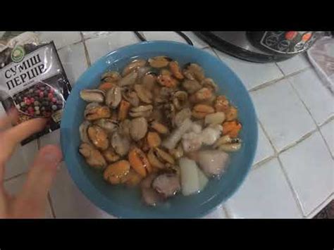 Маринованные мидии в масле . Ну ооочень вкусно! Можно есть через 2 часа ...