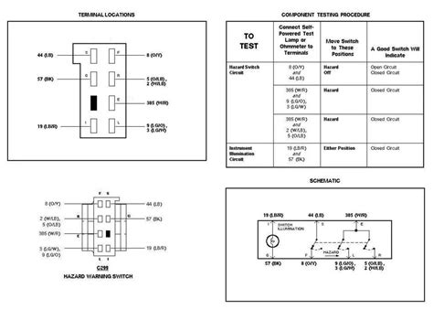 Hazard Warning Switch Wiring Diagram