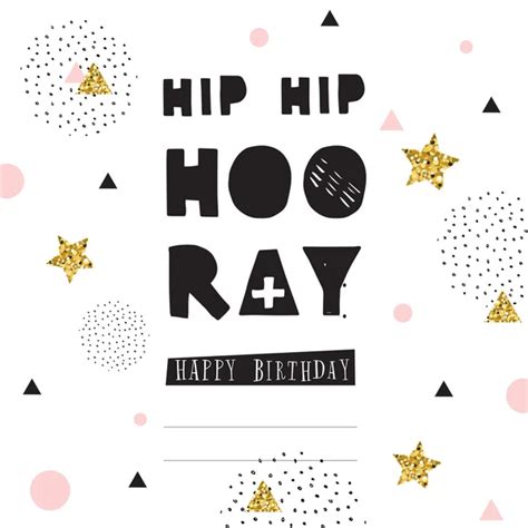 Hip Hip Hooray Vector Art Stock Images Depositphotos