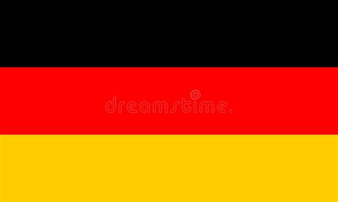 Flat Vector Flag of the Federal Republic of Germany. the Flag`s Aspect ...