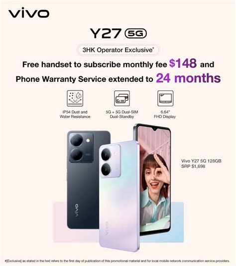 3 Hong Kong Vivo Y27 5g