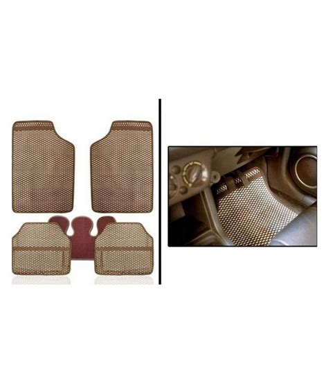 Autofetch Car Eclipse Odourless Floor Foot Mats Set Of 5 Beige For Ford Figo 2010 2014 Buy