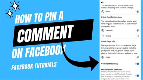 How To Pin A Comment In Facebook Post Youtube