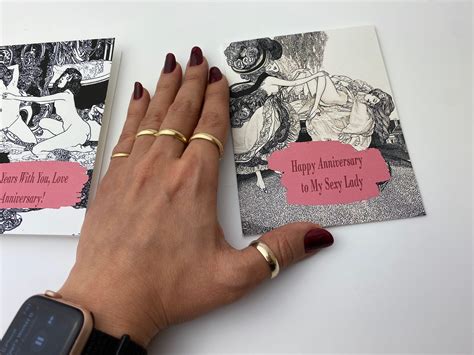 Erotic Lesbian Anniversary Cards Vintage Art Lesbian Love Etsy