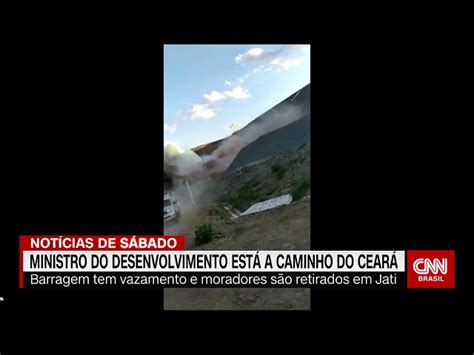 Veja Momento Em Que Duto De Barragem Se Rompe No Cear Mil Deixam