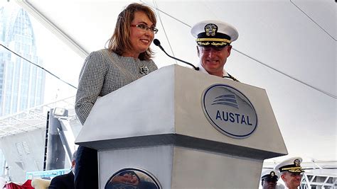 Navy ship christened for Gabrielle Giffords