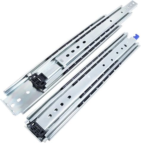 Phiree Heavy Duty Drawer Slides With Lock Telescoping Sliding Rails Tool Box Runners Tracks