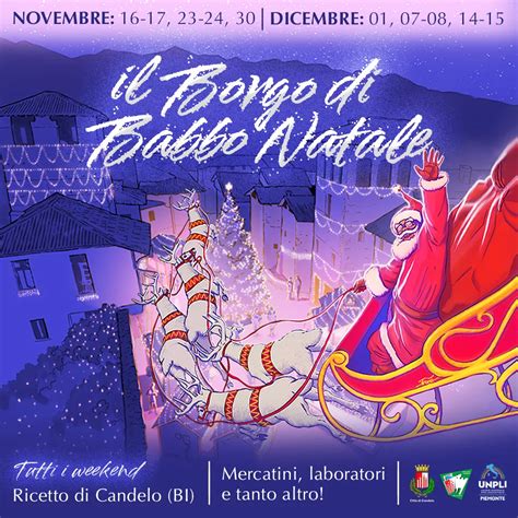 Borgo Di Babbo Natale Candelo Eventi