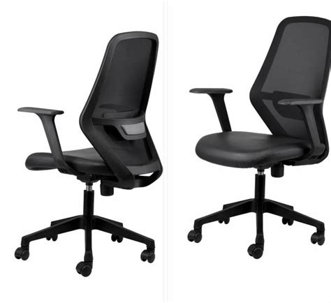 Low Back Workstation Office Chair Adjustable Arm Black At Rs 4000 In