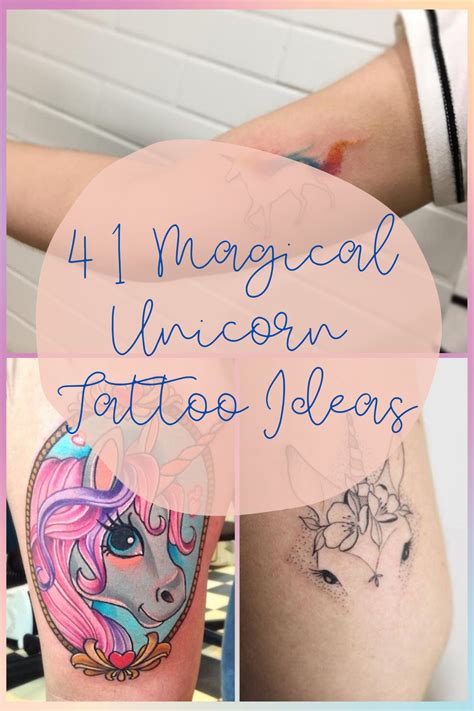 41 Magical Unicorn Tattoo Ideas Tattoo Glee