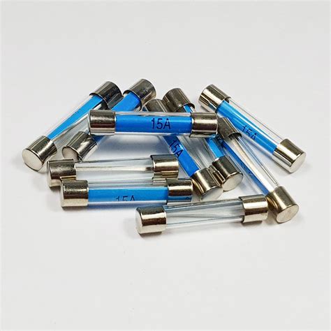 15 Amp Glass Fuse 15a Amps 6x30mm Quick Blow Fuses A 6 X 30mm Ebay