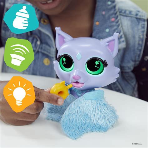 Furreal Flitter The Kitten Color Change Interactive Feeding Toy Ages 4