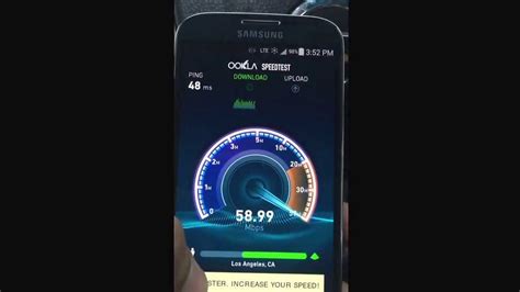 Sprint Spark Lte Speed Test On S In Los Angeles Youtube