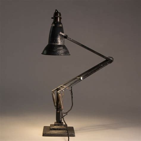 Herbert Terry Step Anglepoise Lamp With Perforated Shade