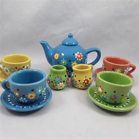 Ceramic Tea Set - Etsy