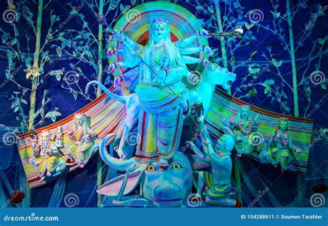 Goddess Durga Durga Puja Is The One Of The Most Famous Festival Celebrated In West Bengal