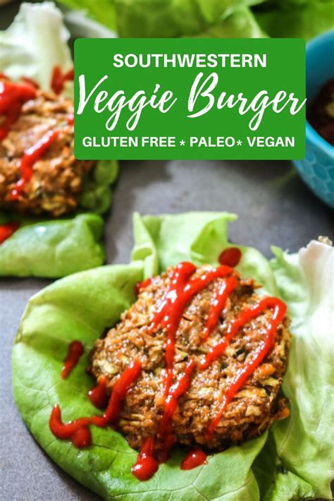 Paleo Veggie Burgers A Spicy Vegetarian Sweet Potato Burger Patty Made