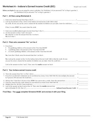 Form In Eic Worksheets Fill Online Printable Fillable