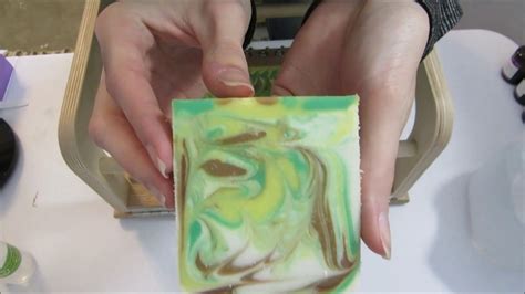 Bamboo Lotus Hanger Swirl Cold Process Soap Youtube