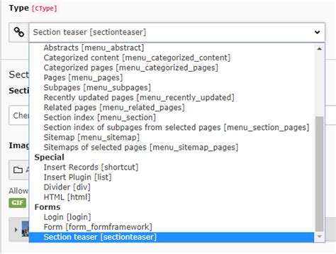 Typo3 Custom CTypes Position In Type Dropdown Stack Overflow