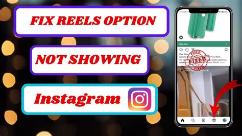 How To Fix Instagram Reels Option Not Showing Instagram Reels Option