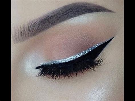 Glitter Winged Eyeliner Makeup Tutorial Youtube