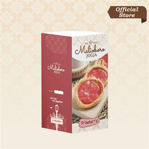 Pie Susu Malioboro Jogja Rasa Strawberry Master Oleh Oleh