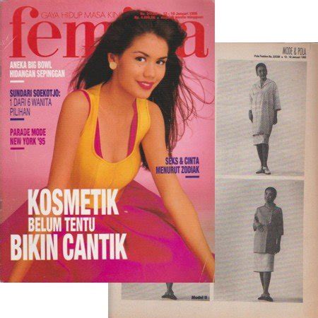 Jual Majalah Femina BONUS POLA Izabel Jahja 1995 Di Lapak Alam