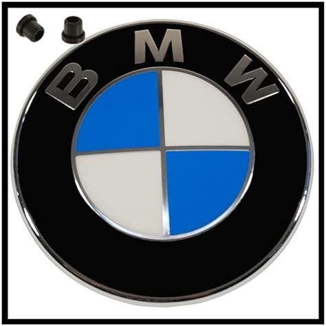 Emblema BMW Original logotipo para el capó incl Boquillas series 1 3 4