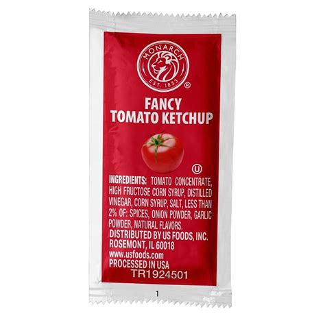 MONARCH FANCY TOMATO KETCHUP PACKETS US Foods CHEF STORE