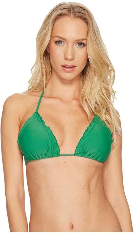 Luli Fama Cosita Buena Wavey Triangle Bikini Top Bikini Tops Bikinis