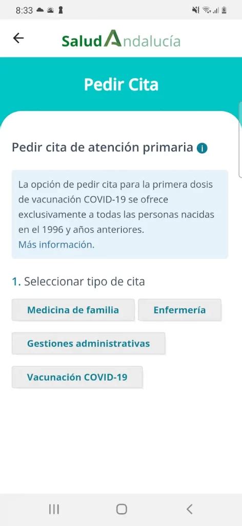 Cita Previa Servicio Andaluz De Salud Cita Previa Espa A