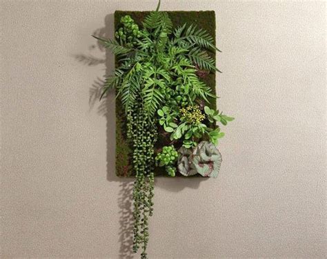 Artificial Plant Succulent Wall Art Succulent Wall Art Etsy