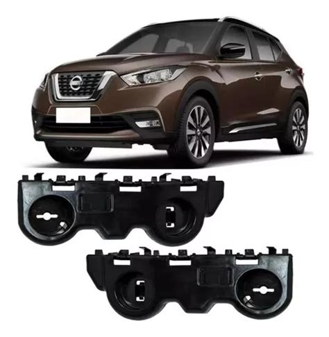 Par Suporte Guia Parachoque Nissan Kicks