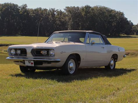 1967 Plymouth Barracuda Convertible at Kissimmee 2014 as S244 - Mecum ...