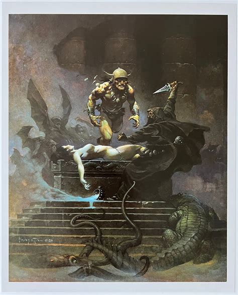 Frank Frazetta Sacrifice Fantasy Art 1999 Vintage Book Etsy Australia